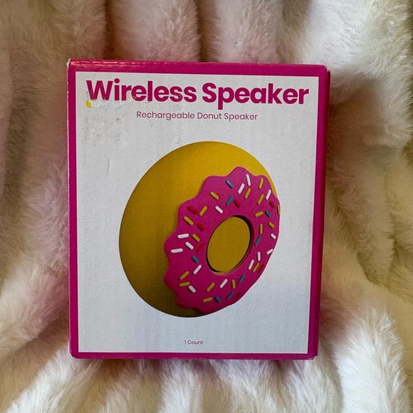 Other - Pink Donut Wireless Speaker